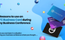 6 reasons to use nfc business card during next business conference