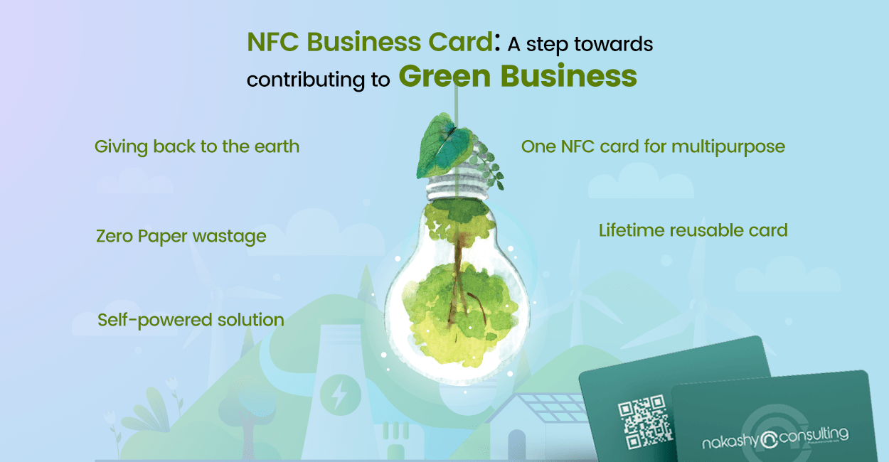 nfc card towards green business