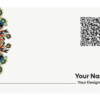 Influencer culture art business card 1