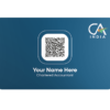 CA Logo Darkblue & White Business Card 2