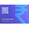 Insurance rupee sign business card 3