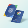 NFC Google Review Card with QR code  | PVC High Quality Lifetime Free ⭐⭐⭐⭐⭐
