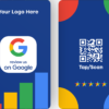 Customised NFC Google Review Card with QR code and Logo ⭐⭐⭐⭐⭐