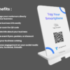 nfc business card standee
